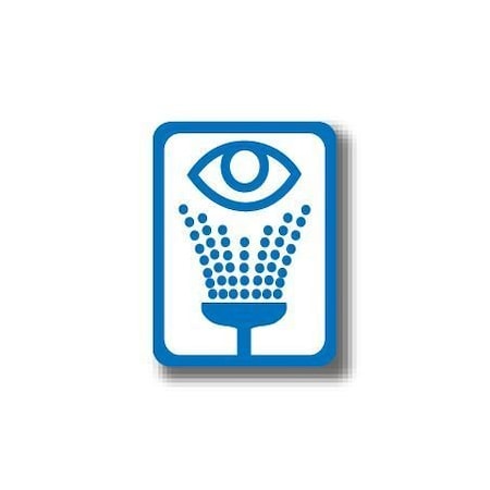 Ergomat 30in x 21in RECTANGLE SIGNS - Emergency Eyewash StationNo words DSV-SIGN 630 #2341 -UEN